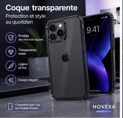 Coque de téléphone Noir